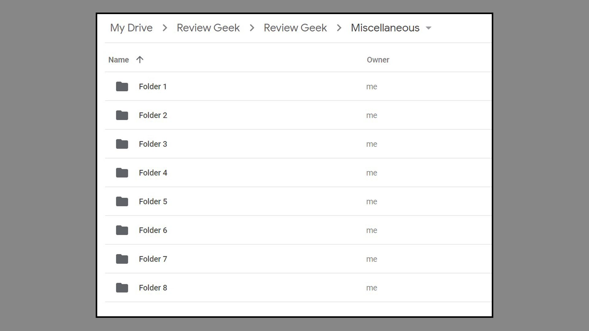 Multiple Folders within a Folder in Google Drive