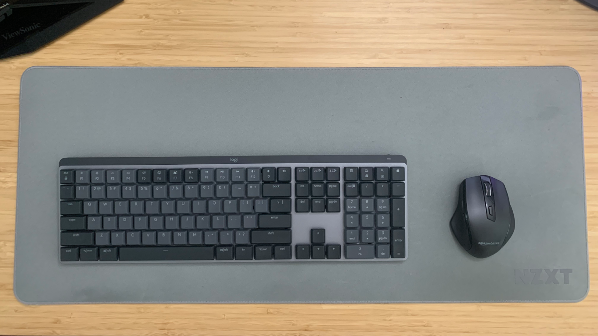 Logitech MX Mechanical keyboard on desk