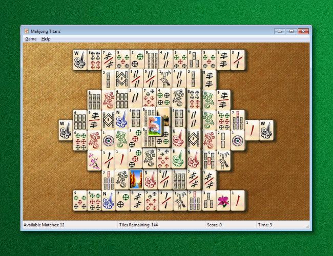 Microsoft Mahjongg Titans Screenshot