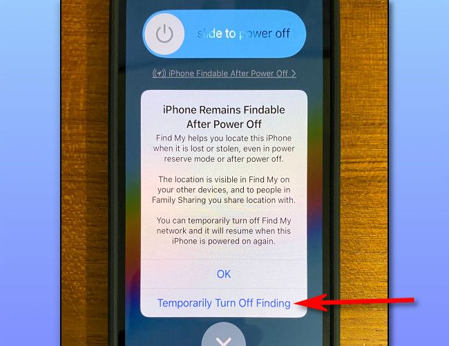 What Does Iphone Findable After Power Off Mean