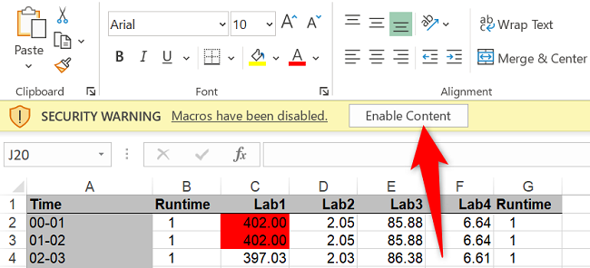 How To Enable Macros In Microsoft Excel 3334