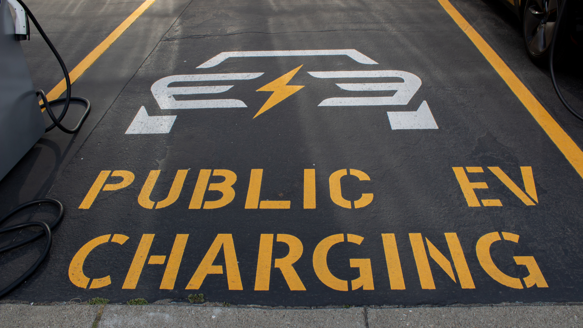Public EV charging spot
