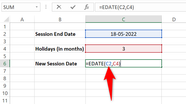How To Add Months To A Date In Microsoft Excel