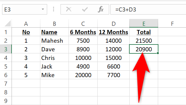 How to Copy a Formula in Microsoft Excel