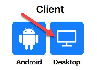 Select the &quot;Desktop&quot; app.