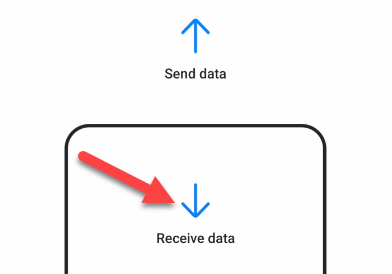 Select "Receive Data."
