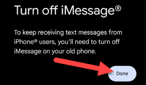 Turn off iMessage.