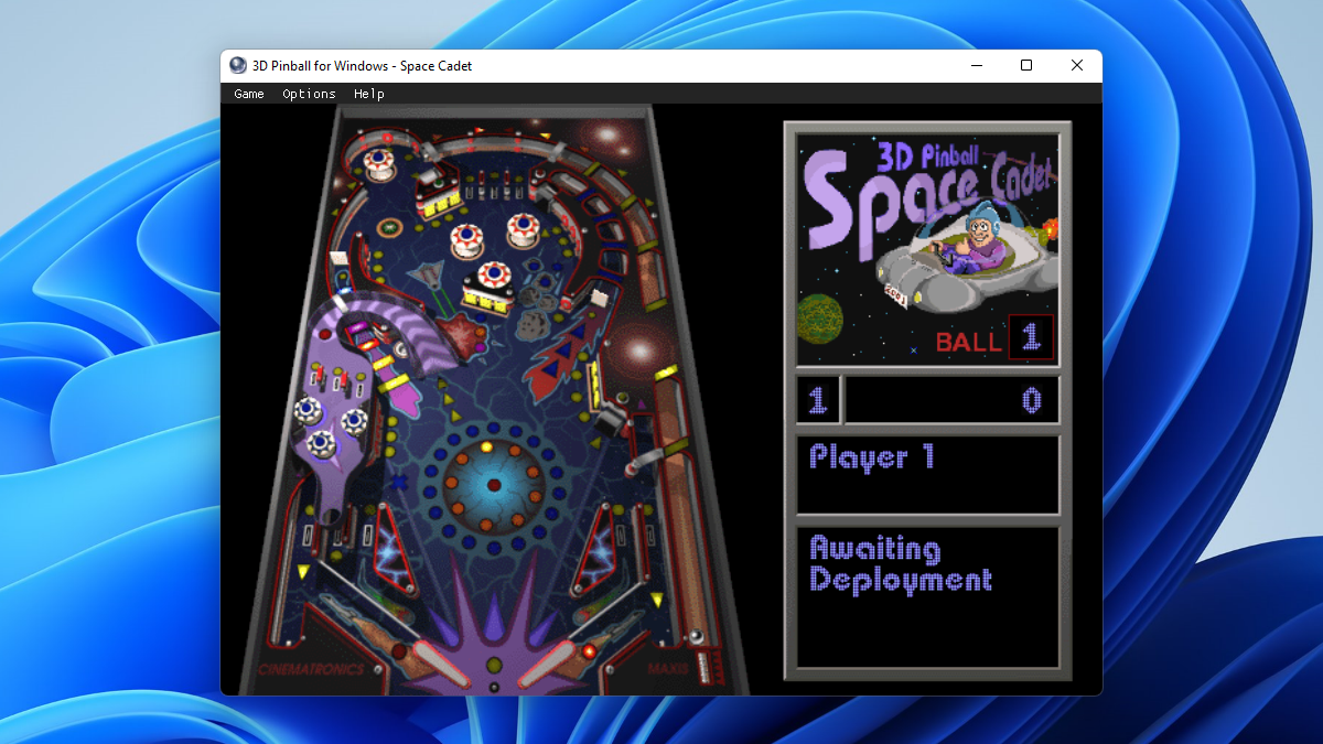 The OG Windows Pinball game is still playable online for free