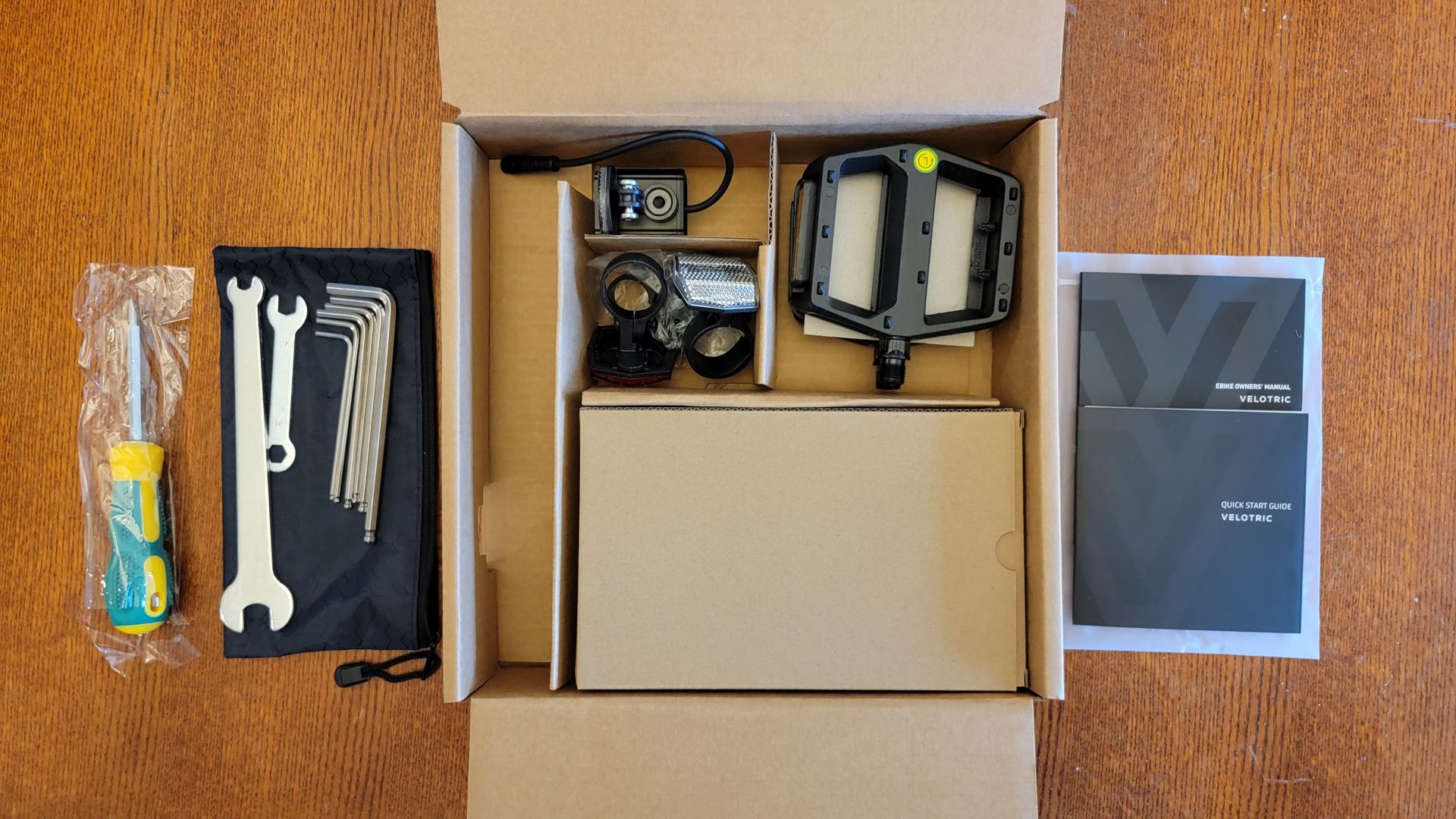 Velotric e-bike tools and instructions