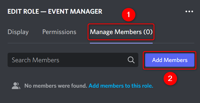 Select "Add Members."