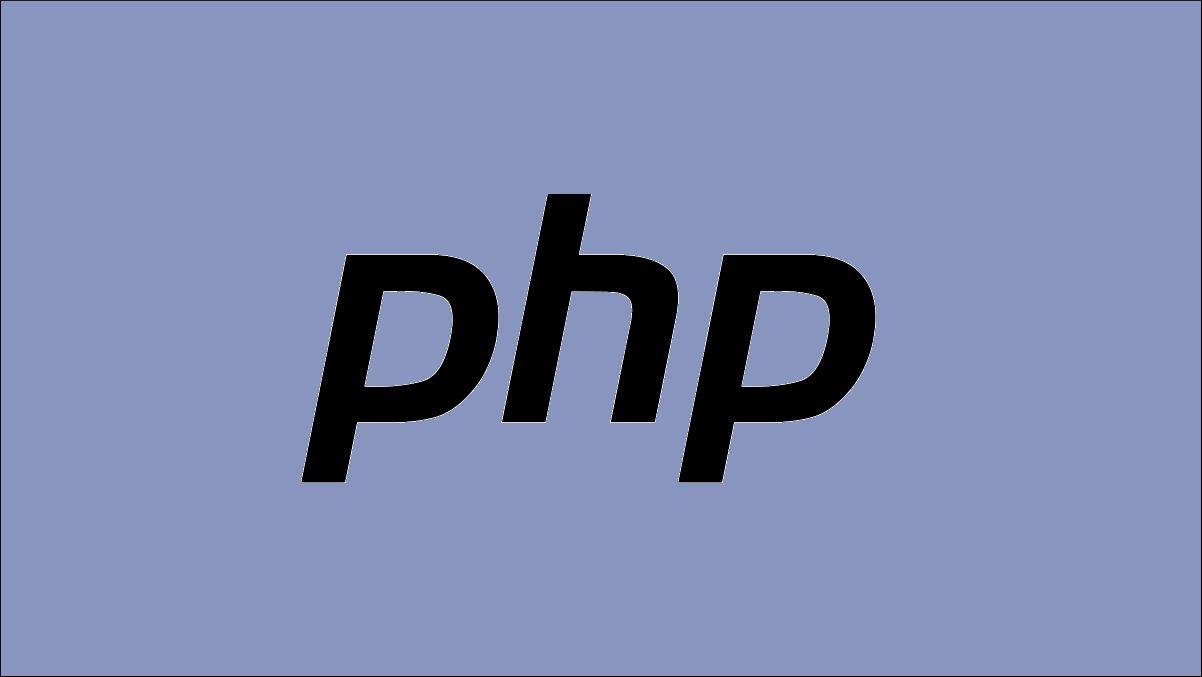 Illustration showing the PHP logo