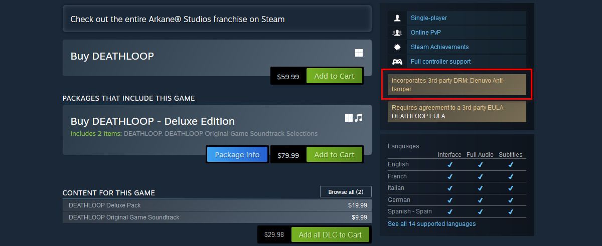 Is Steam DRM free?