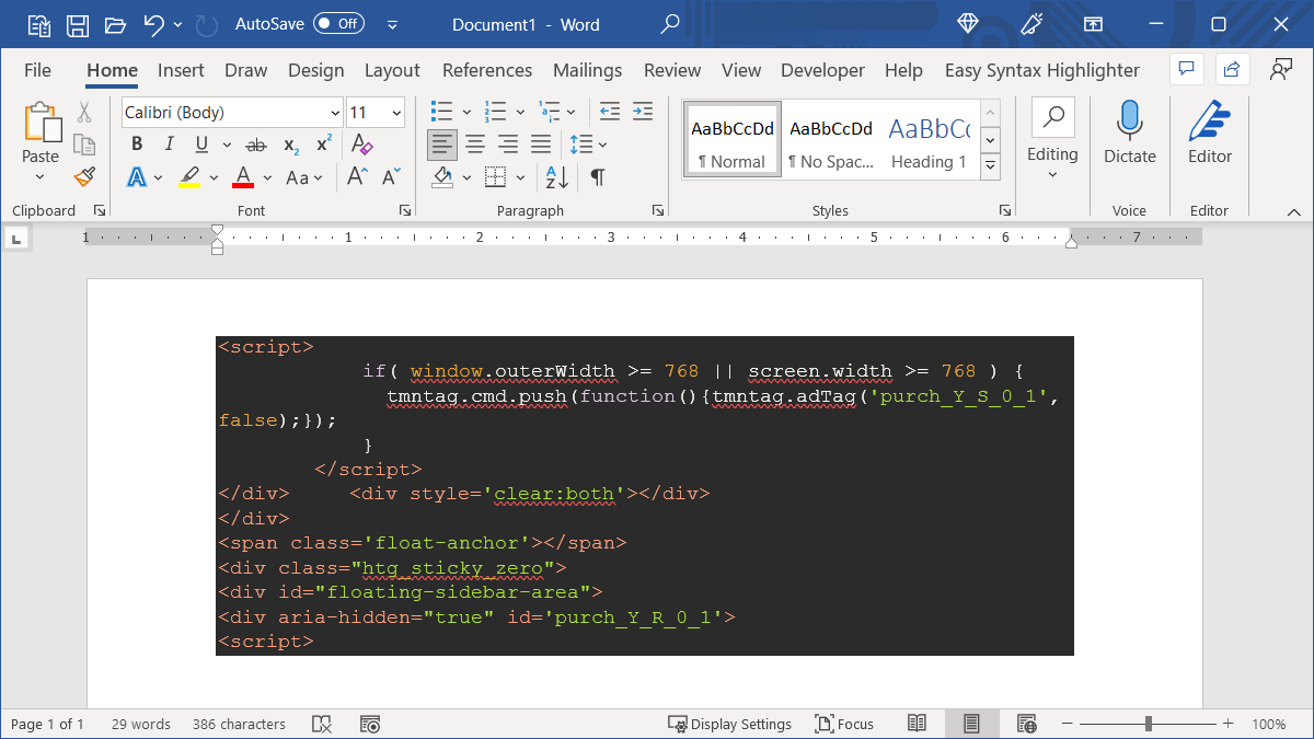 4 Ways to Insert a Command or Code Block in Microsoft Word