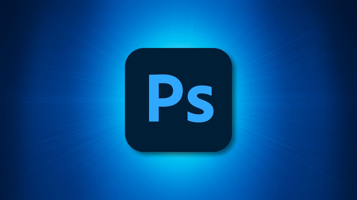 The Adobe Photoshop logo on a blue background