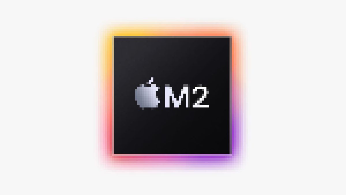 Apple M2 pixellated
