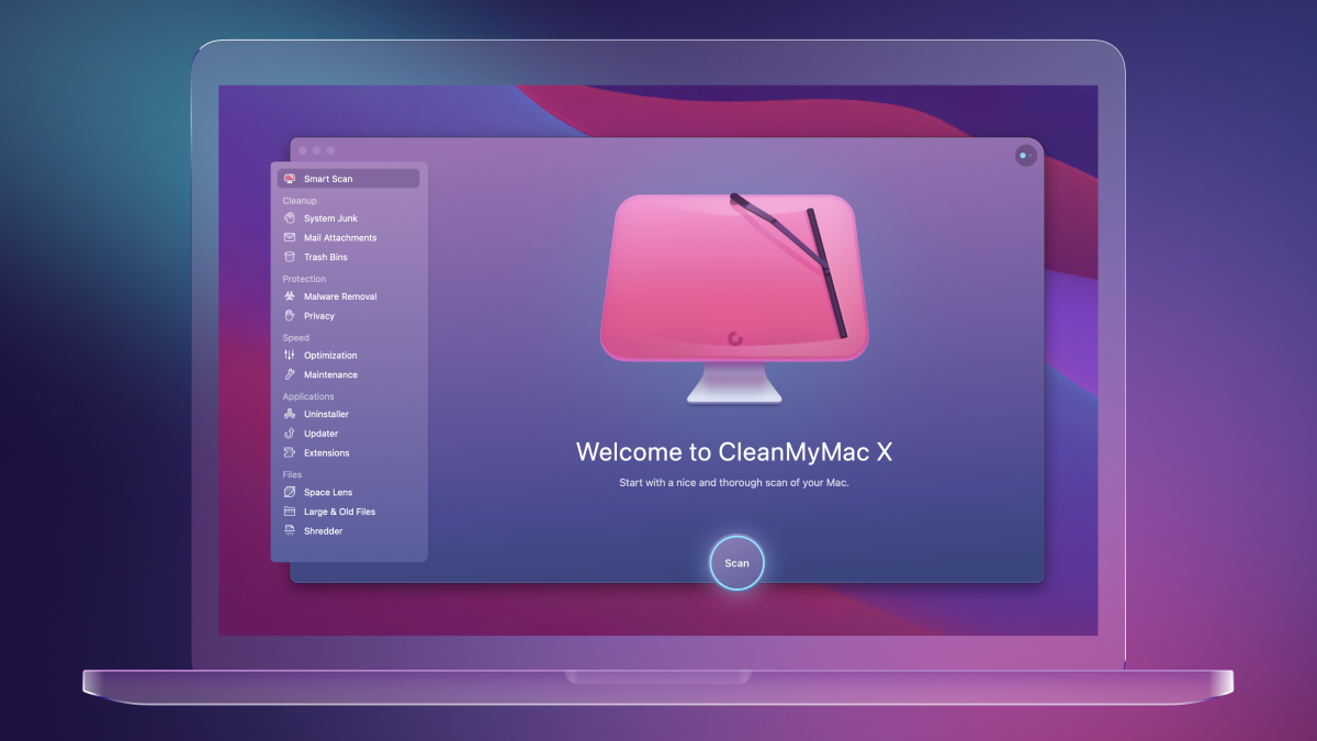 CleanMyMac X app overview