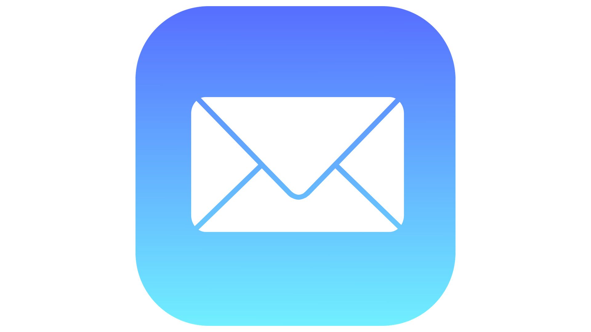 iCloud Mail logo on a white background 
