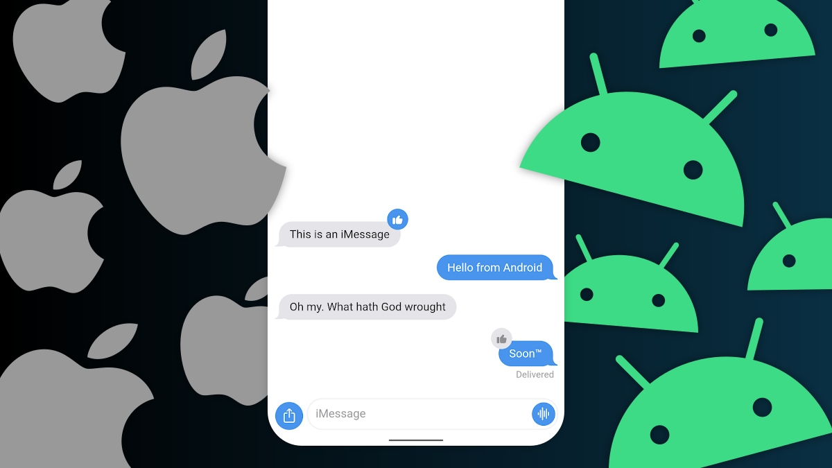 iMessage on Android.