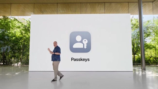 WWDC 2022 Passkeys segment