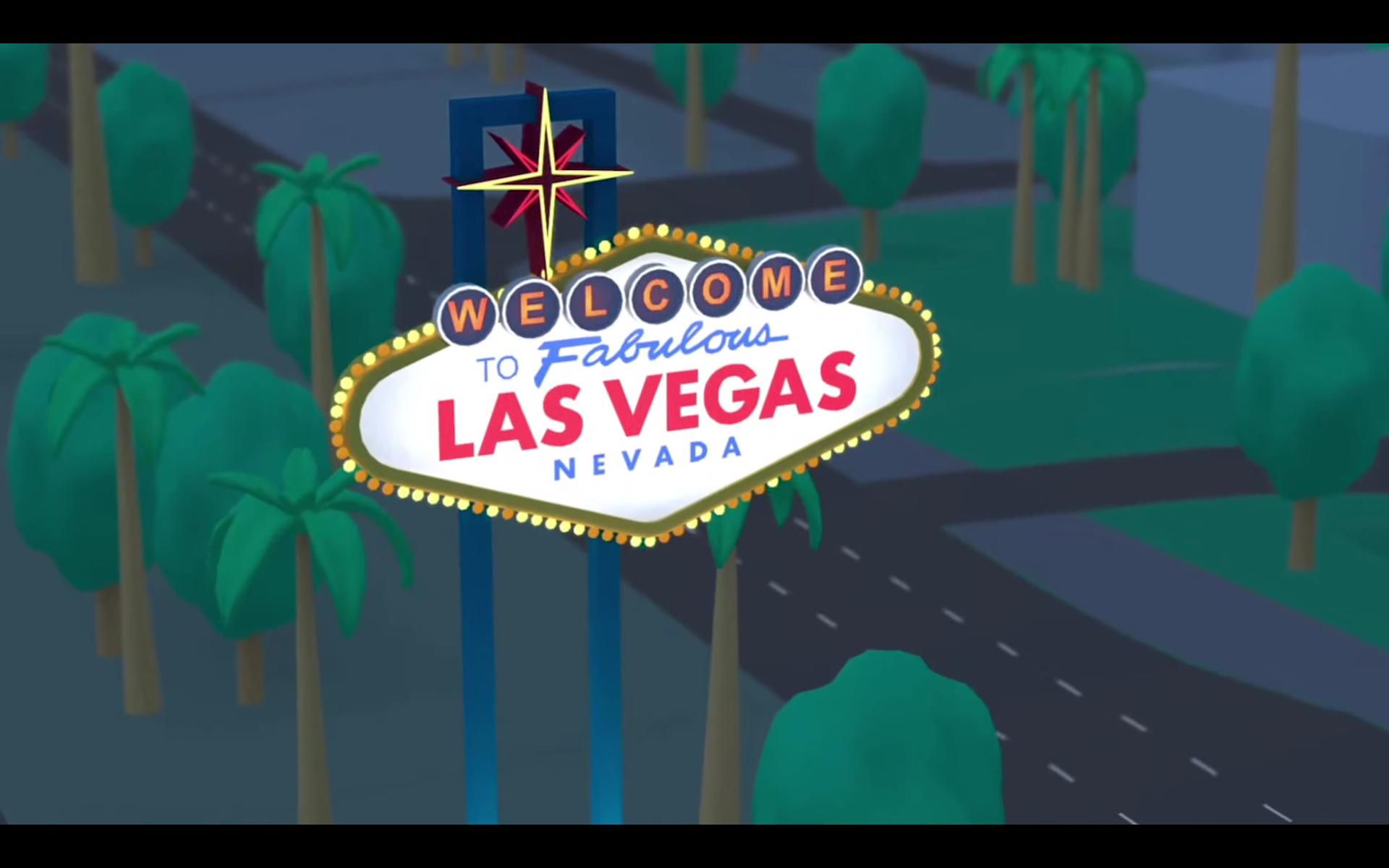 Las Vegas in Apple Maps