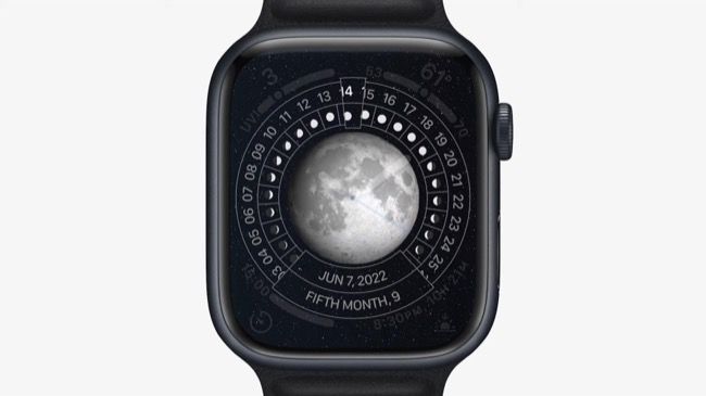 watchOS 9 Lunar Watch face