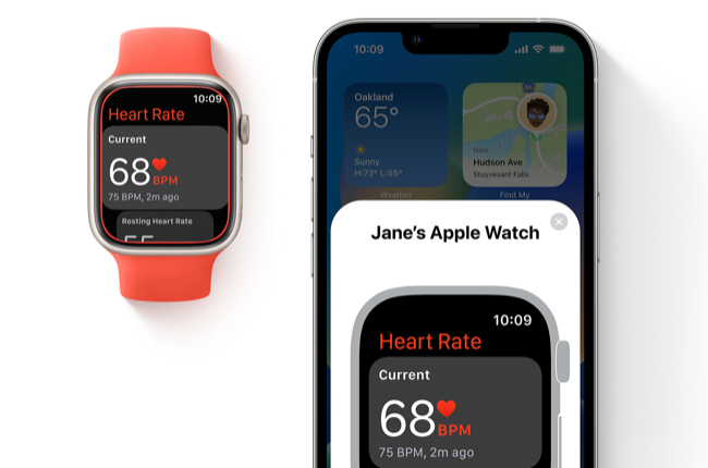 watchOS 9 Mirroring Accessibility feature