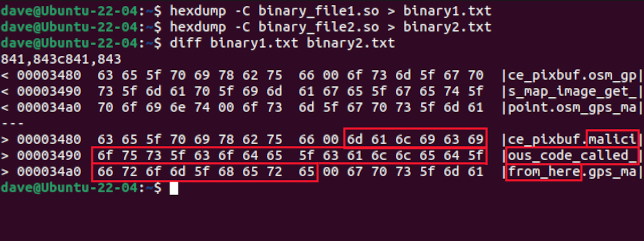 How to Compare Binary Files on Linux