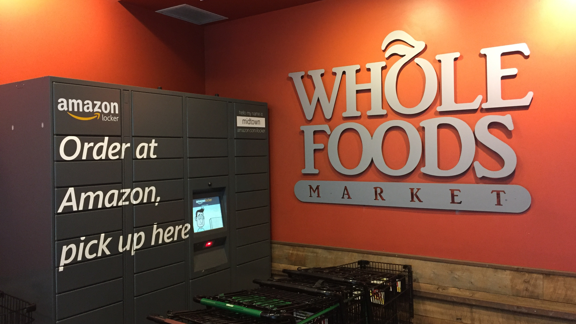 Amazon Locker at Whole Foods