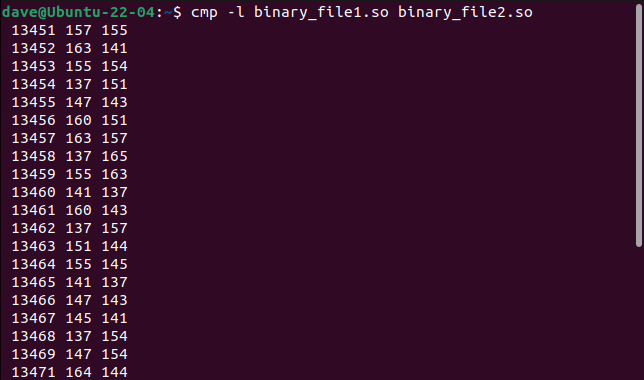 How To Compare Binary Files On Linux