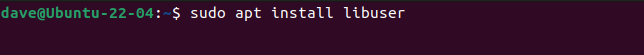 Installing libuser on Ubuntu
