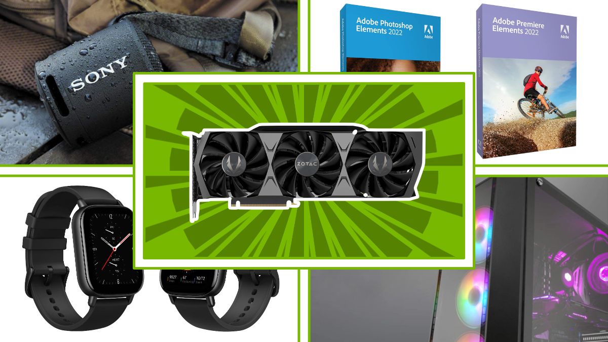 How-To Geek Deals featuring ZOTAC, Amazfit, Sony, Cooler Master, Adobe