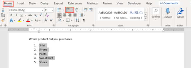 How to Create a Basic Survey in Microsoft Word