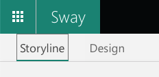 Storyline button on Sway