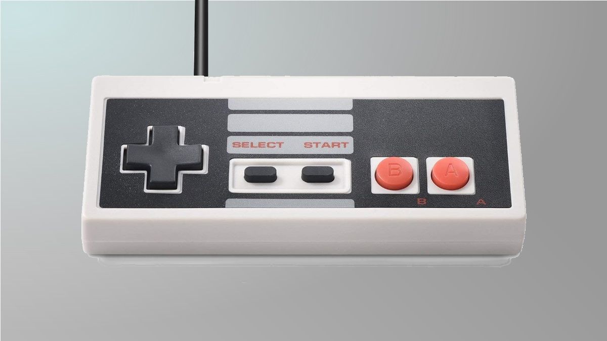 Suily NES controller on grey background