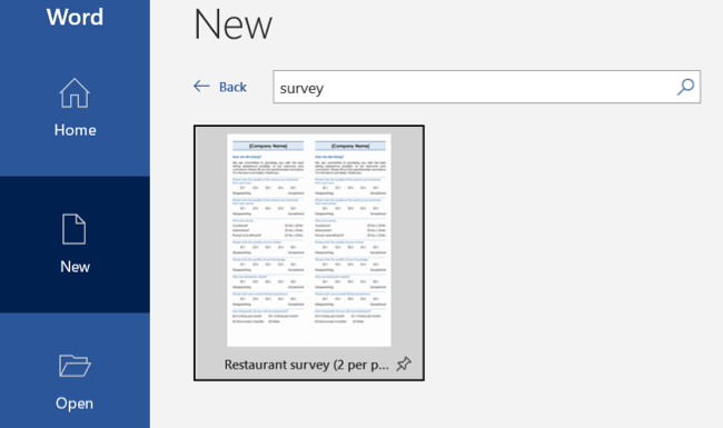 How to Create a Basic Survey in Microsoft Word