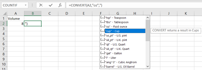 How to Convert Almost Any Unit in Microsoft Excel