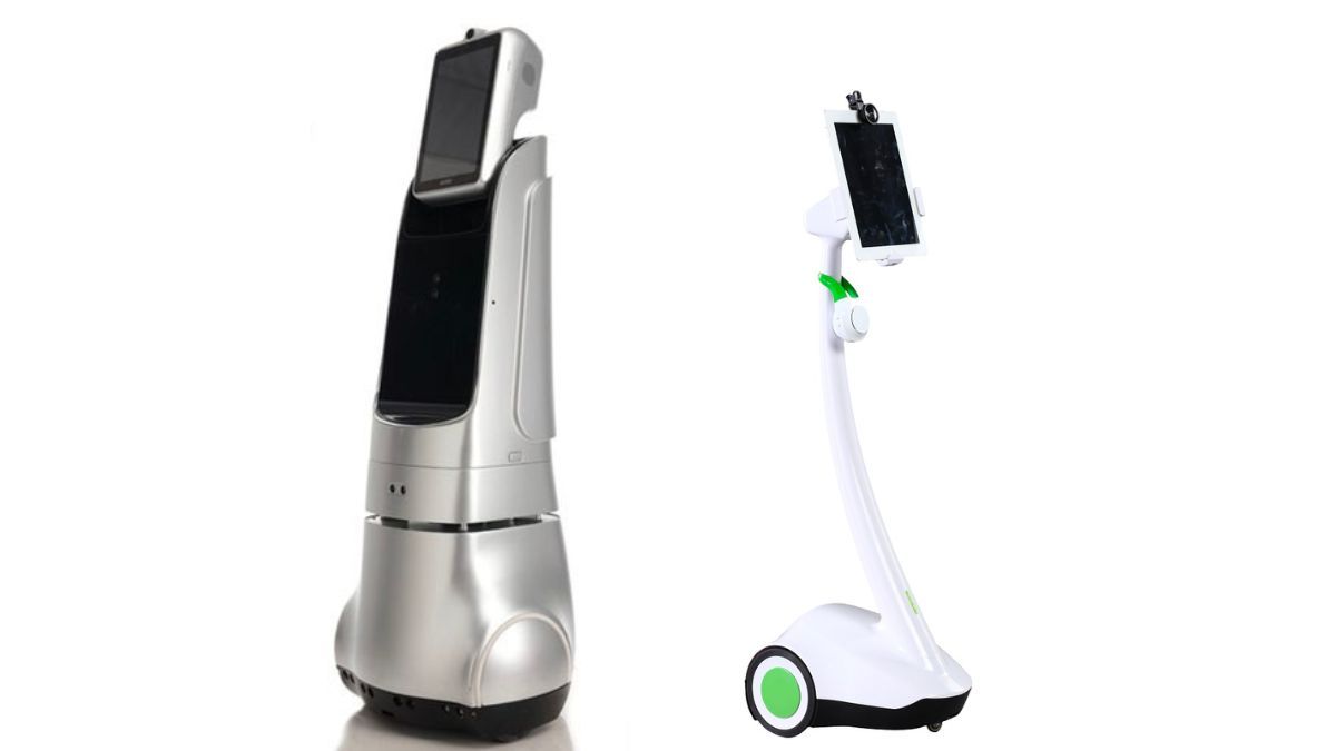 Two telepresence robots from Padbot