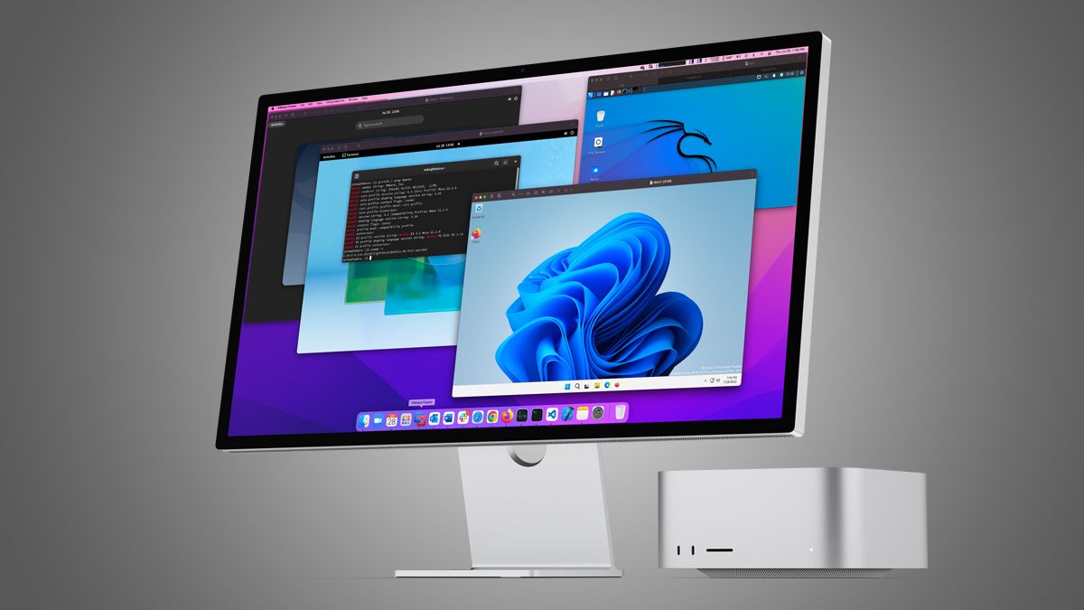 Mac Studio running Windows 11 in VMware