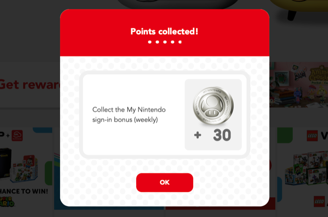 Platinum Points collected