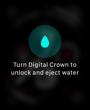 Disable water lock on Apple Watch