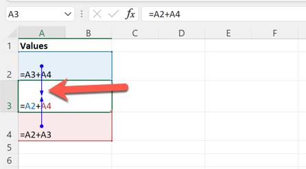 To trace cell precedents in Excel, press Formulas > Trace Precedents