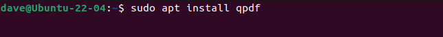 Installing qpdf on Ubuntu
