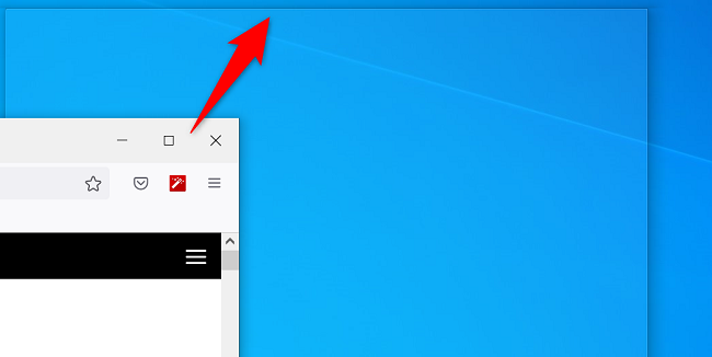 Drag an app to either side of the screen.