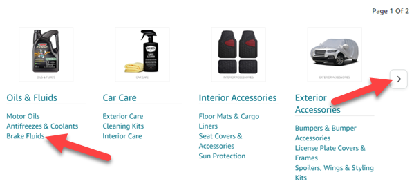 Browse the parts categories.