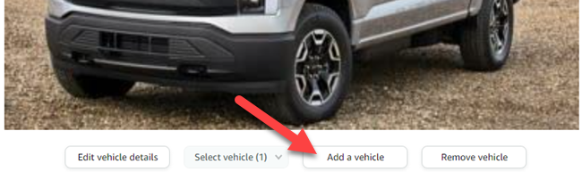 Click "Add a Vehicle."