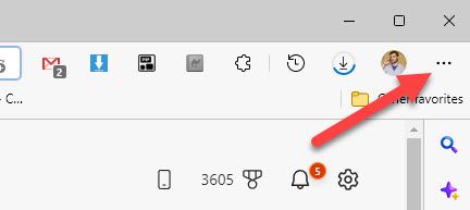 Select the three-dot menu.