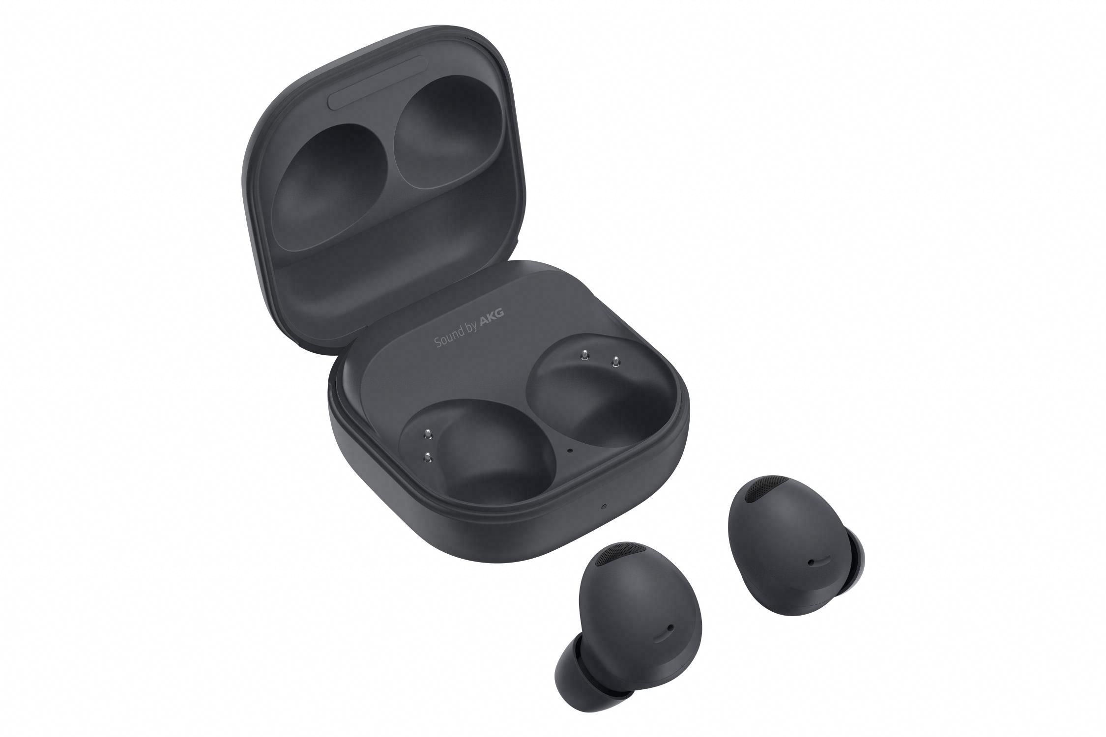 Samsung Galaxy Buds 2 Pro open with earbuds