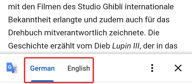 Select a language in the prompt.