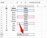How To Sum A Column In Microsoft Excel