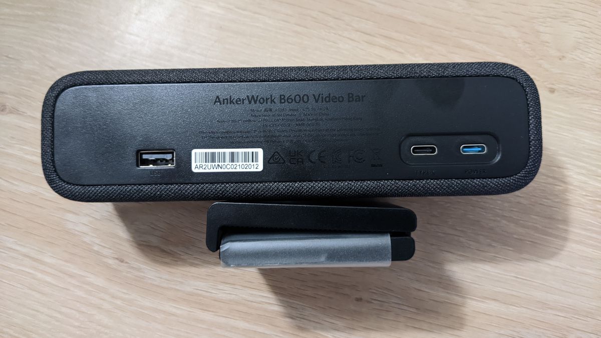 AnkerWork B600 Video Bar Back Ports
